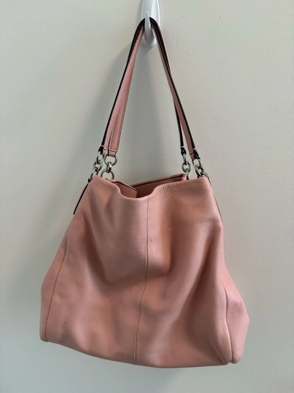 Coach Madison Soft Pebbled Leather Phoebe Bag - Blush Pink - Picture 3 of 5